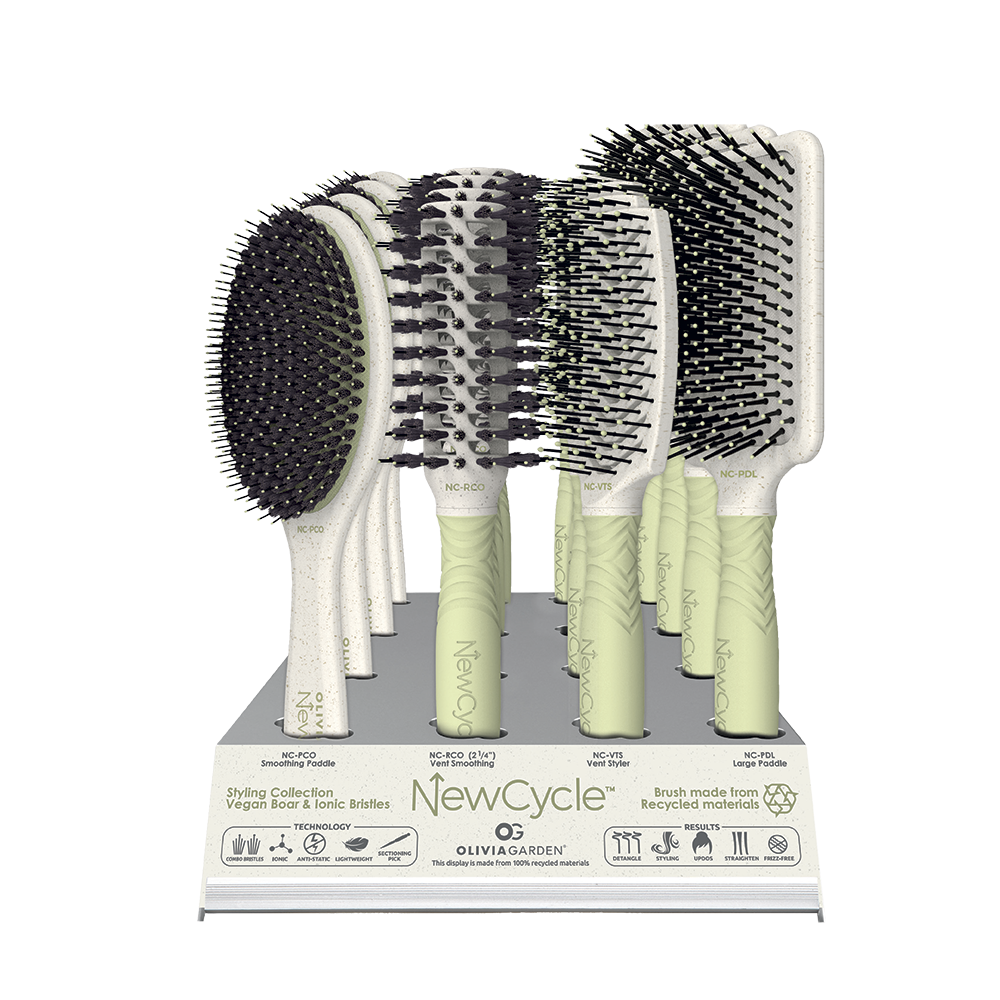 Olivia Garden Newcycle Styling Brushes Set of 16