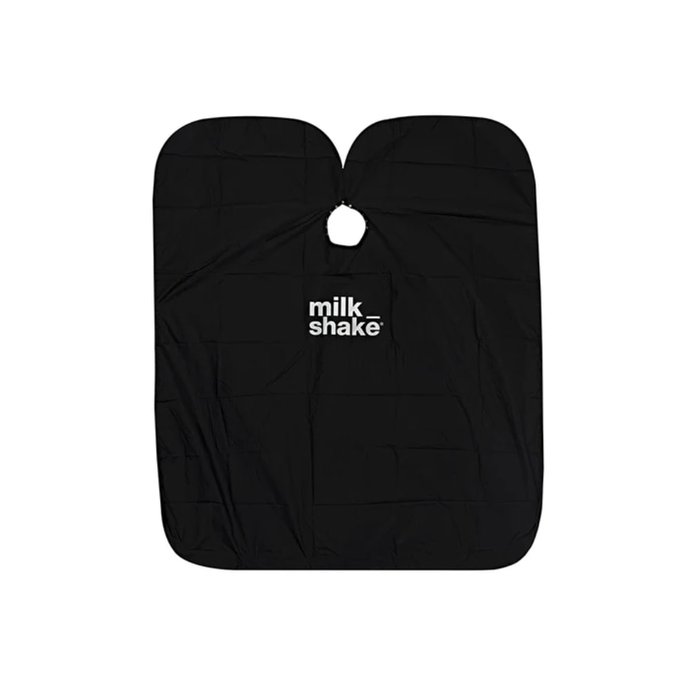 milk_shake Technical Cape Black With Logo Milk Shake