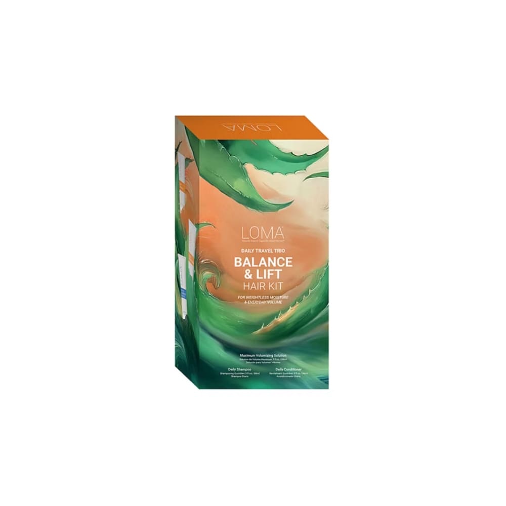 Loma Daily Hair Care Travel Kit – Shampoo, Conditioner and Volumizing Solution 88ml