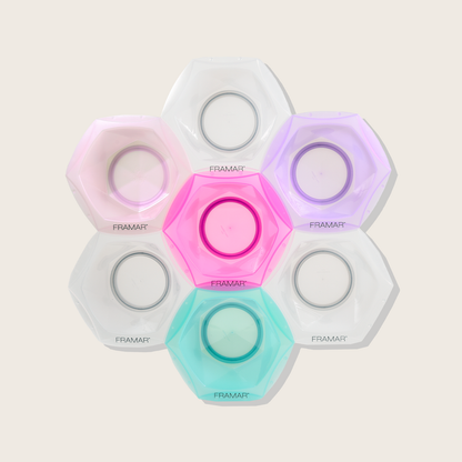 Ensemble de bols de coloration Connect & Color– 7 pcs | Framar | ProHair.ca