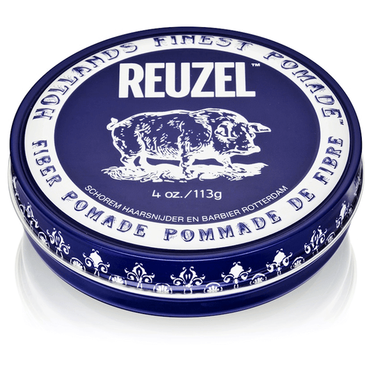 Reuzel Fiber Pomade – Firm Pliable Hold, Low Shine – clean exact package, 113g