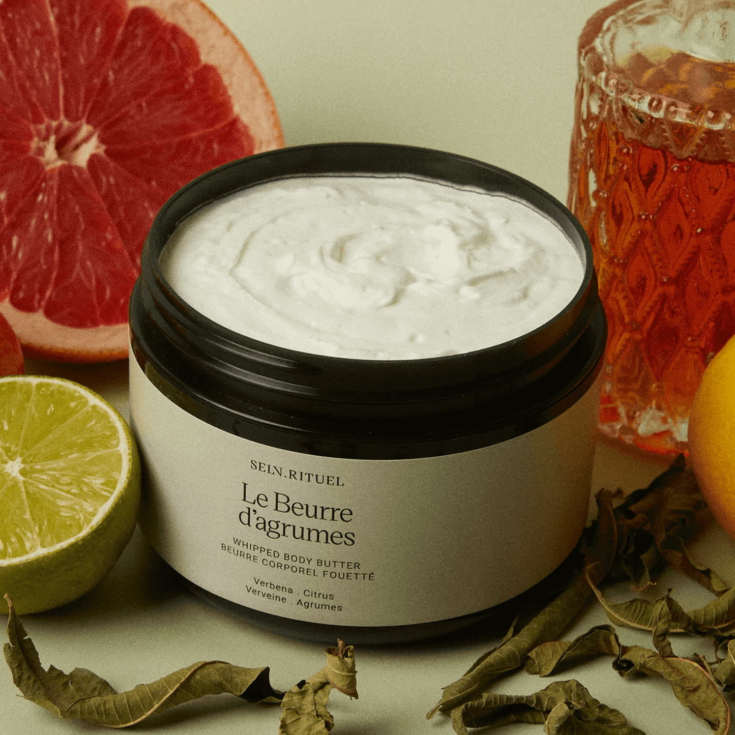 Beurre corporel fouetté fragance d'agrumes