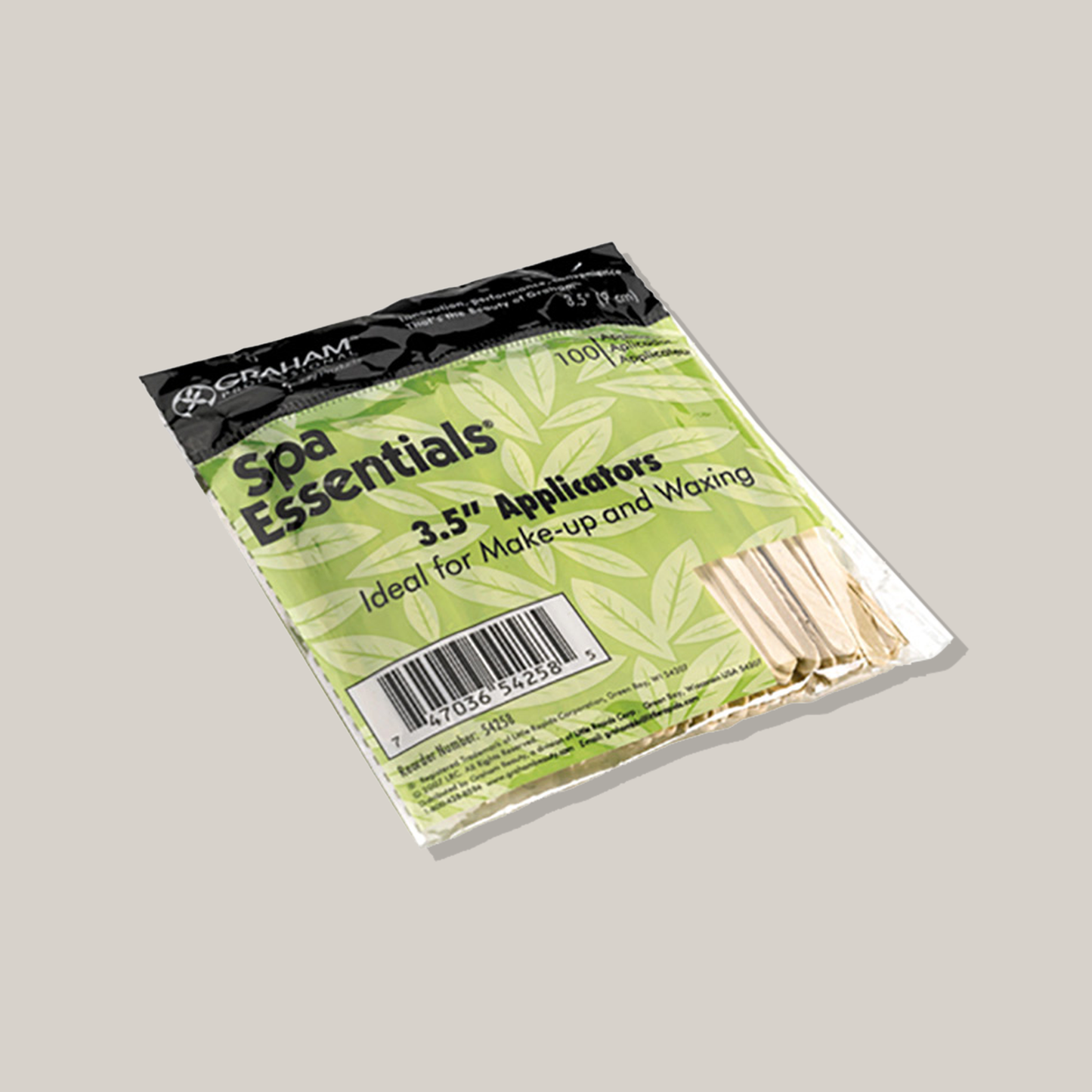 (100/sac)Applicateurs en bois 3,5''