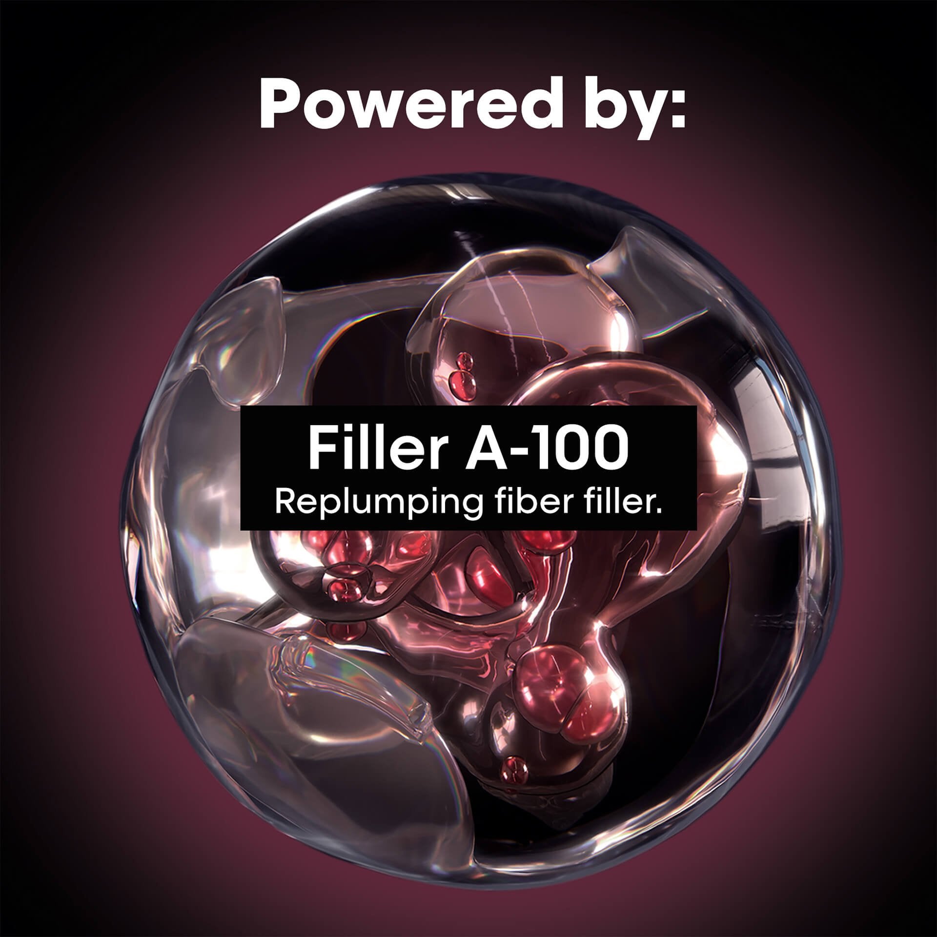 L'Oréal Professionnel Pro Longer Ampoule — official technology card: Filler A-100 replumping fibre filler