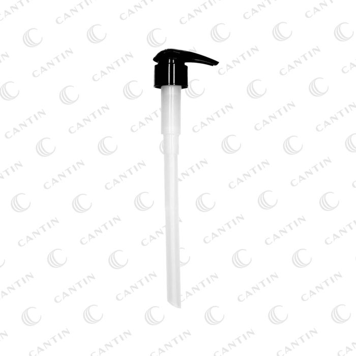 L'Oréal Professionnel Pump for 750 ml Conditioner Bottles — black-headed backbar dispensing pump with long dip tube