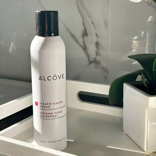 Alcove Strong Hold Hairspray – UV Protection & All-Day Hold