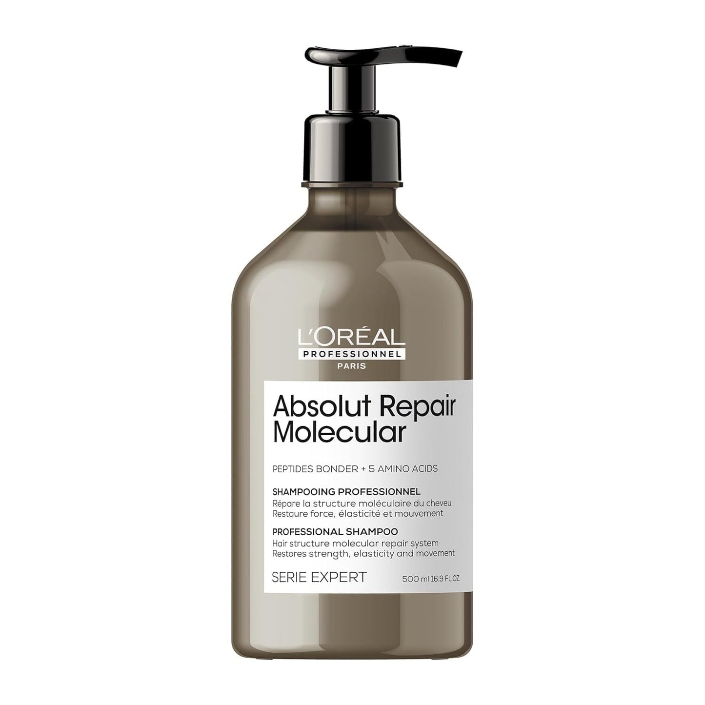 L’Oréal Professionnel Absolut Repair Molecular Shampoo – Strengthening Cleanser for Severely Damaged Hair