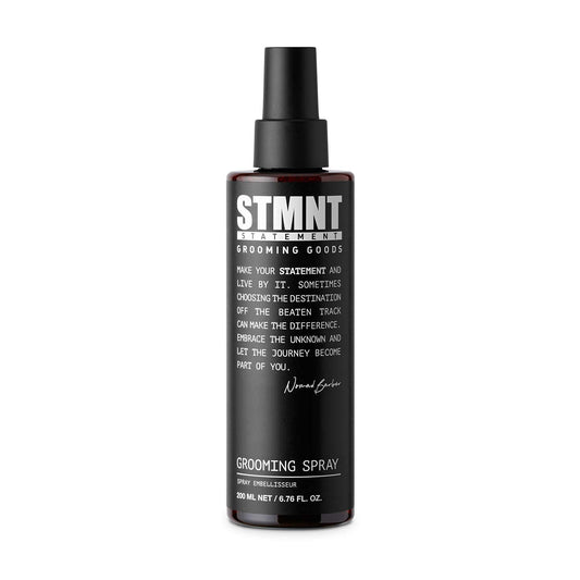 STMNT Grooming Spray 200ml — 200 ml spray bottle, front label, official packshot