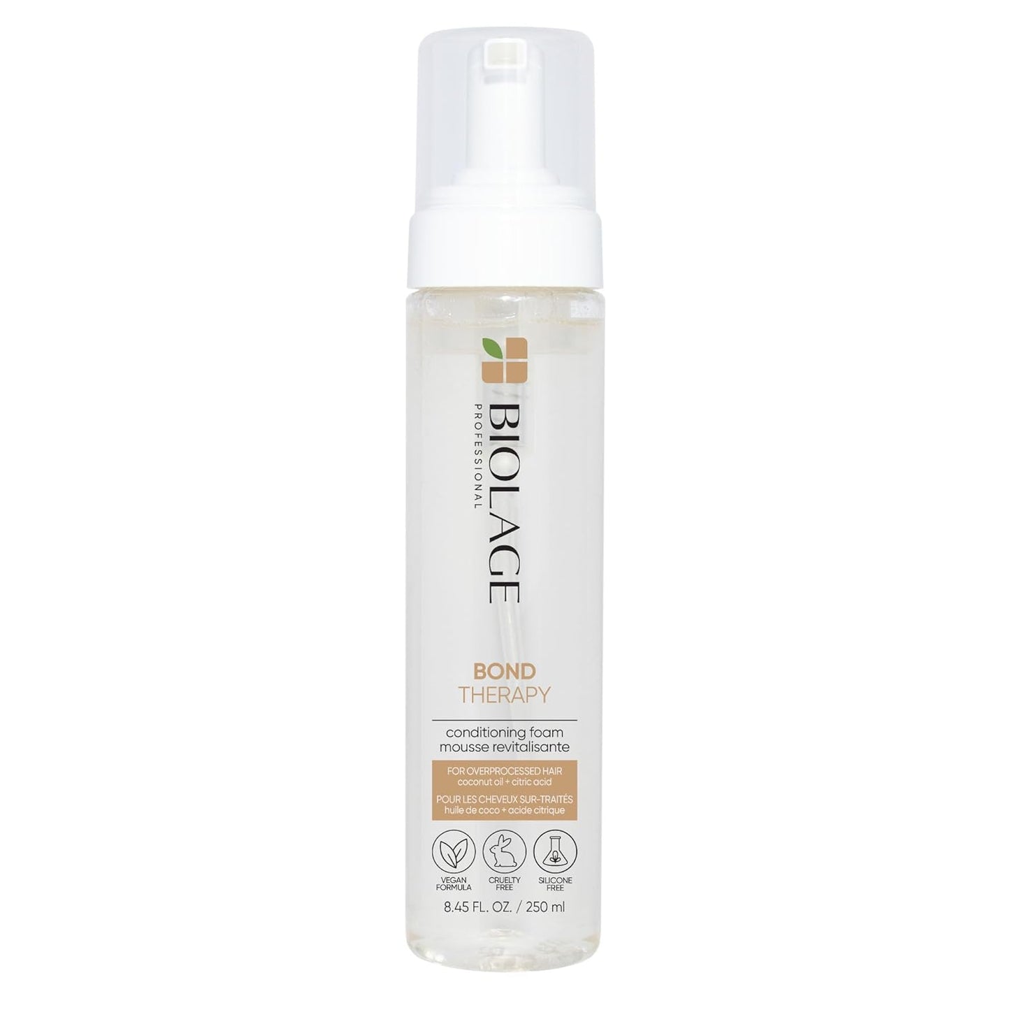 Biolage Bond Therapy Conditioning Foam 250ml – Lightweight Bonding Care for Damaged Hair