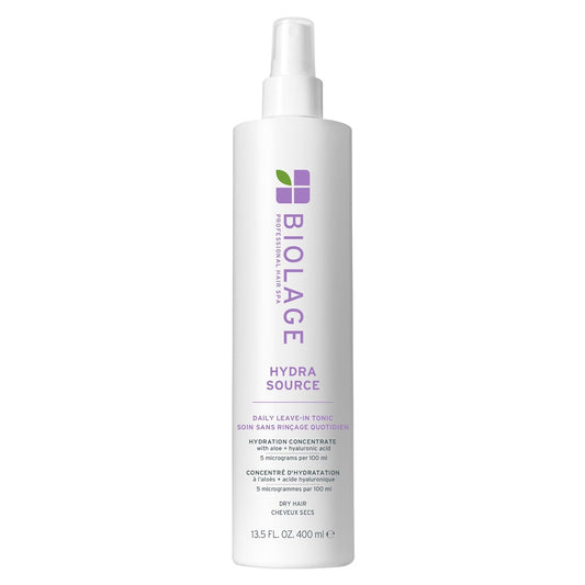 Biolage Hydra Source Daily Leave-In Tonic for Dry Hair, Paraben-Free, 400 ml