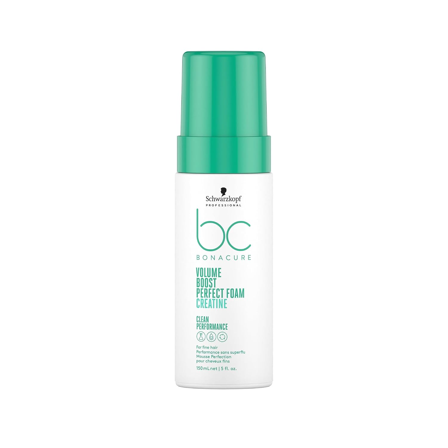 Bonacure Volume Boost Leave-In Foam — Perfect Foam 150 ml can front, 2021 Clean Performance livery