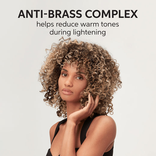 Wella Blondor anti-brass complex reduces warm tones during lightening
