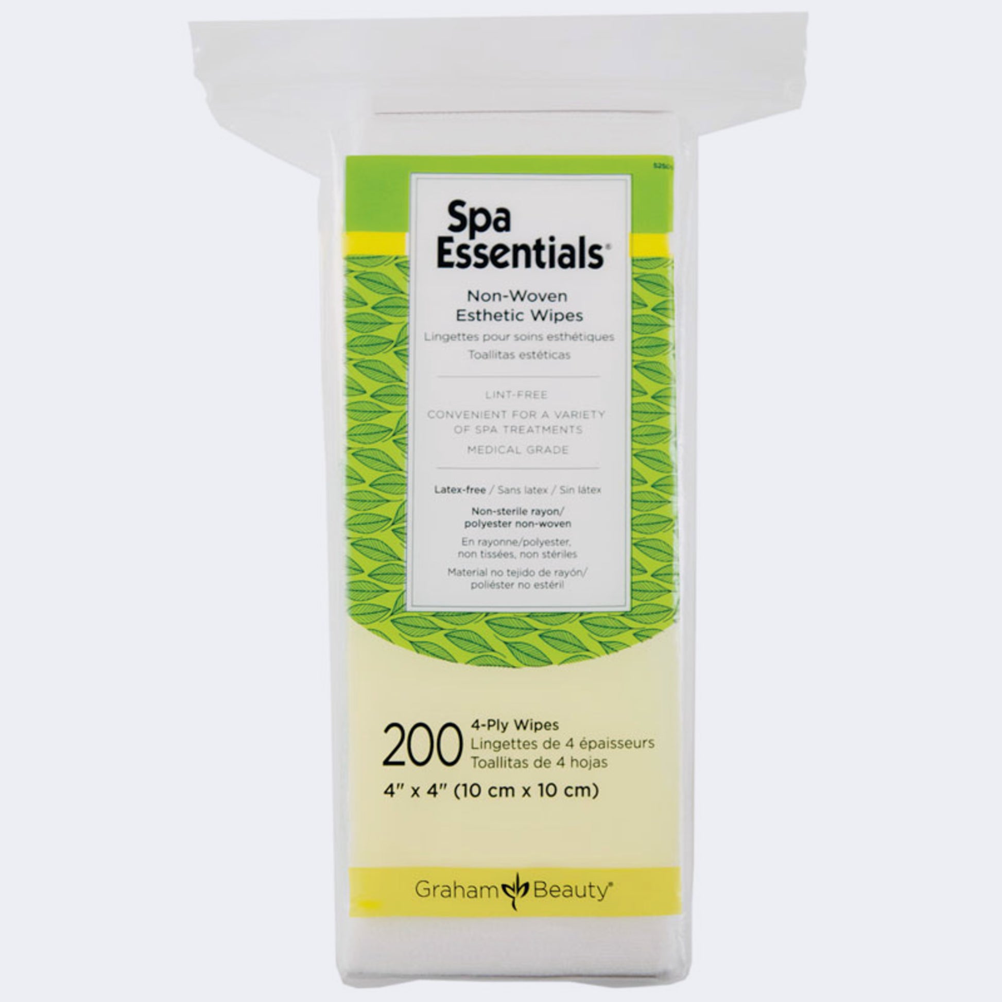GRAHAM BEAUTY® SPA ESSENTIALS® ESTHETIC WIPES (4" x 4")
