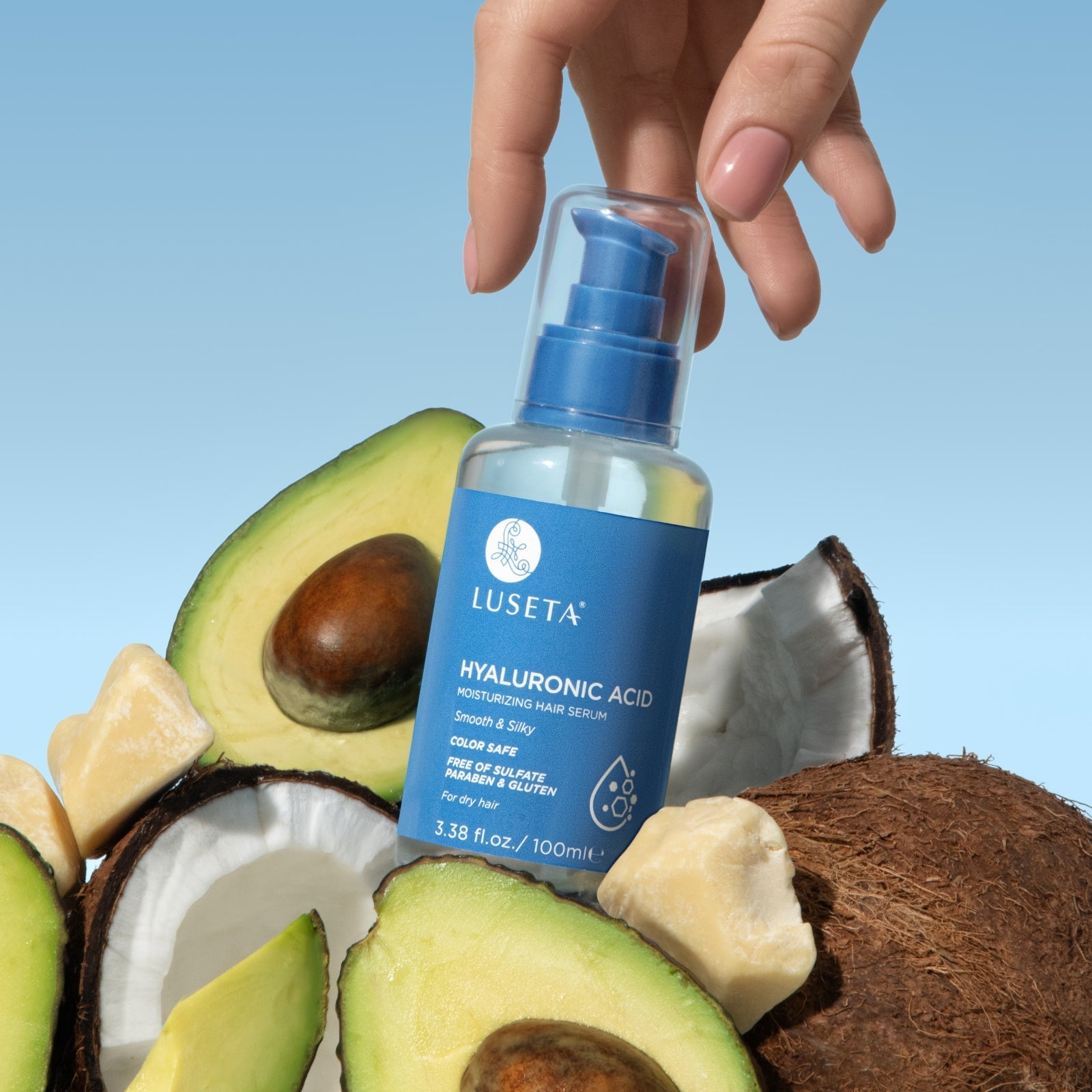 Luseta Beauty Hyaluronic Acid Hair Serum — product photograph
