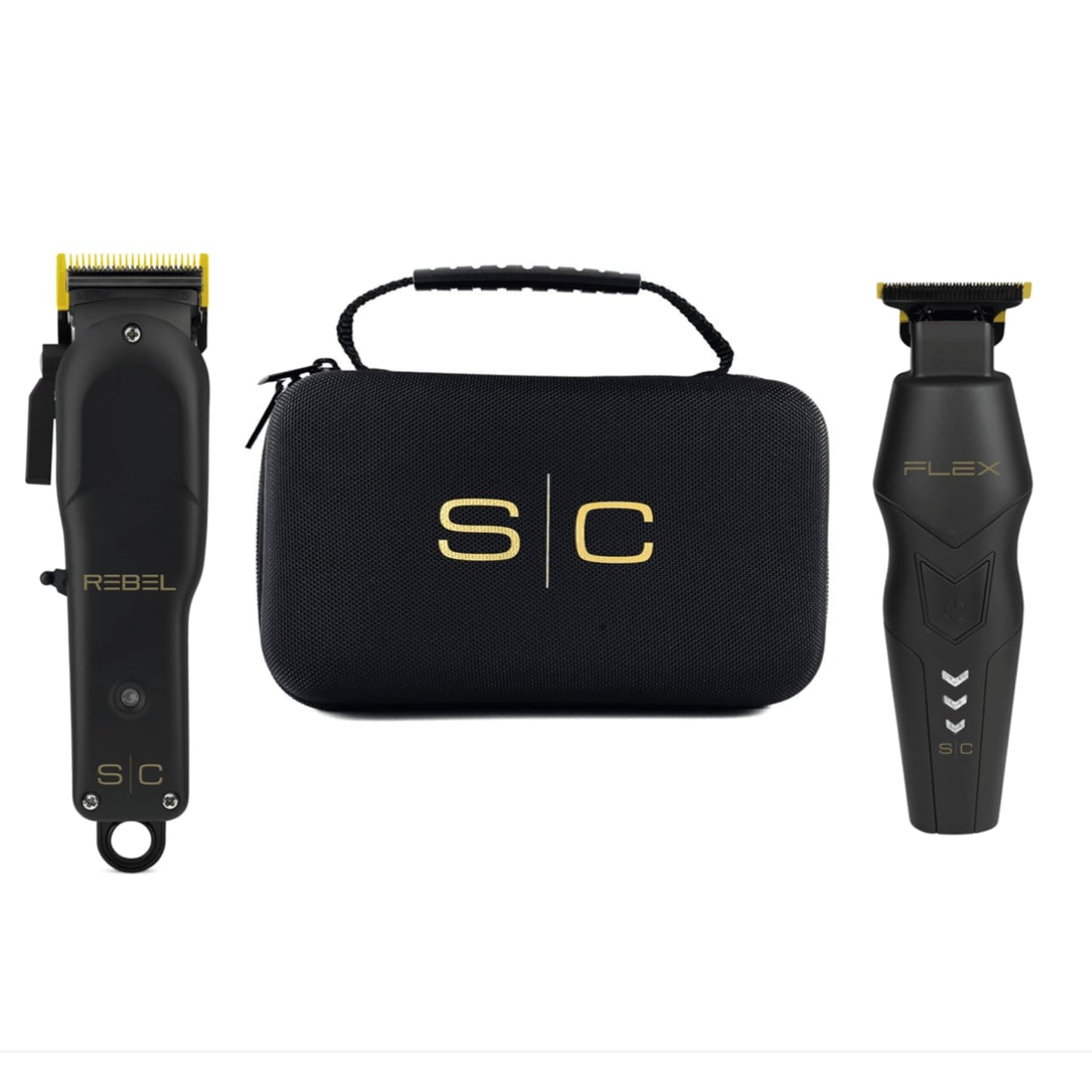 StyleCraft Super Set - Rebel Hair Clipper & Flex Cordless Hair Trimmer – Professional