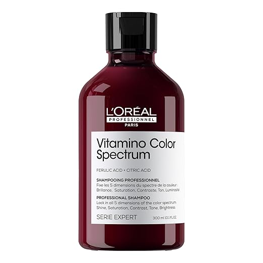 L’Oréal Professionnel Vitamino Color Spectrum Duo – Radiance-Boosting Shampoo & Nourishing Mask Set (300ml + 500ml)