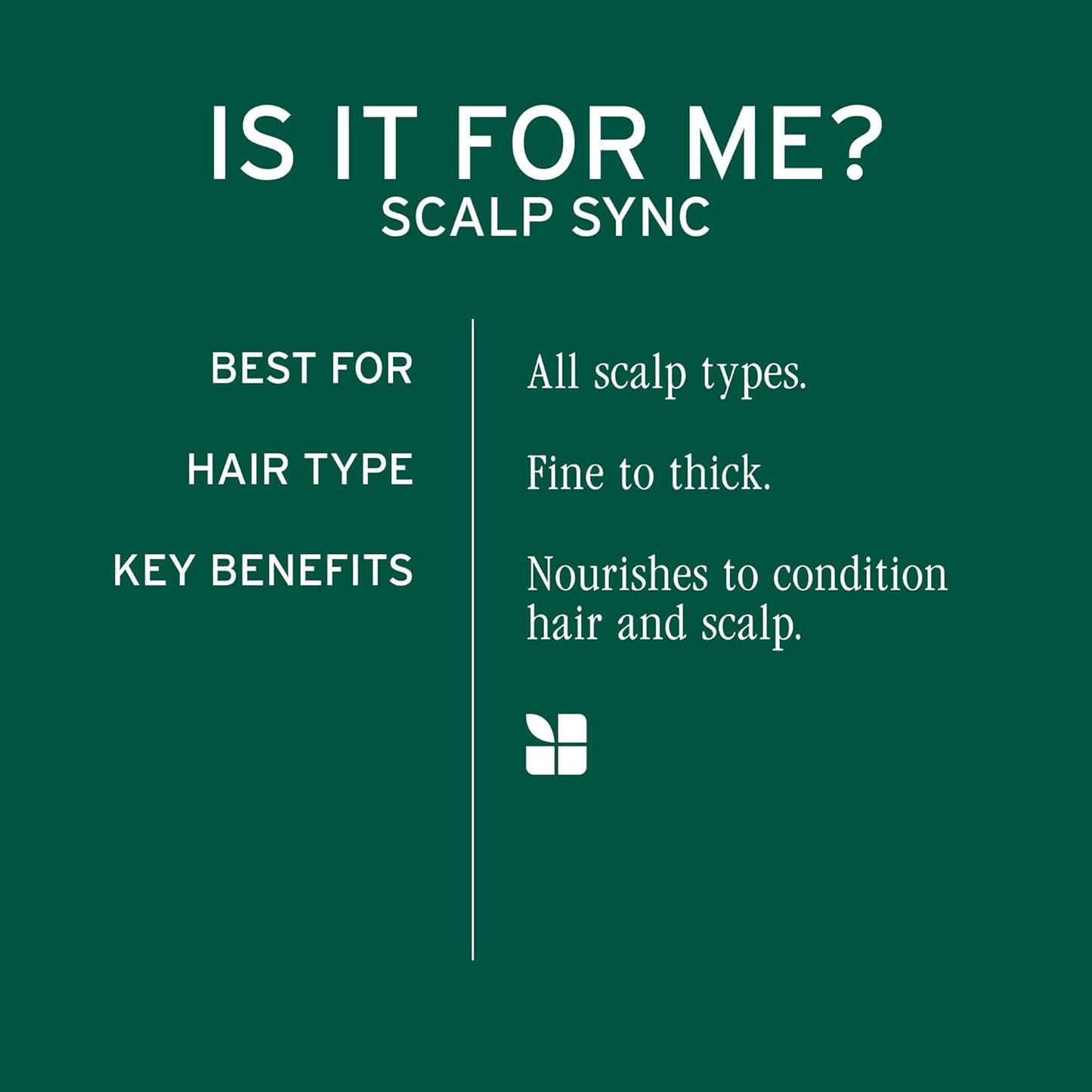 Biolage Scalp Sync Conditioner – Lightweight, Vegan, Paraben-Free Scalp Care for All Hair Types