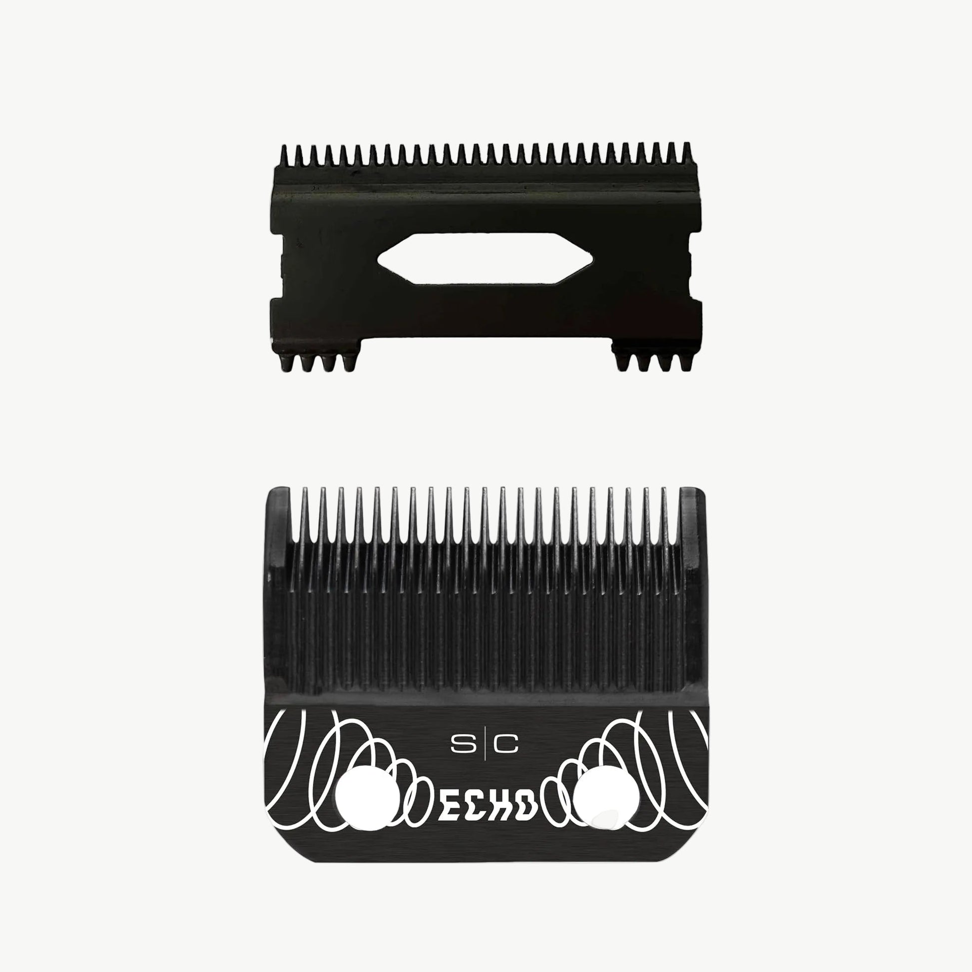StyleCraft Black DLC Echo Clipper Blade & Shallow Tooth 2.0 Cutter – Professional