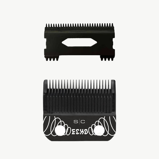 StyleCraft Black DLC Echo Clipper Blade & Shallow Tooth 2.0 Cutter – Professional