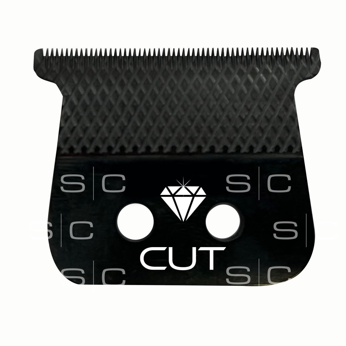 StyleCraft Black DLC Diamond Cut Wide Trimmer Blade and "The One" Cutter – Professional
