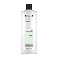 Nioxin Professional - Soulagement du cuir chevelu - Shampooing nettoyant pour cuir chevelu sensible, sec et qui démange | 33,8 oz |