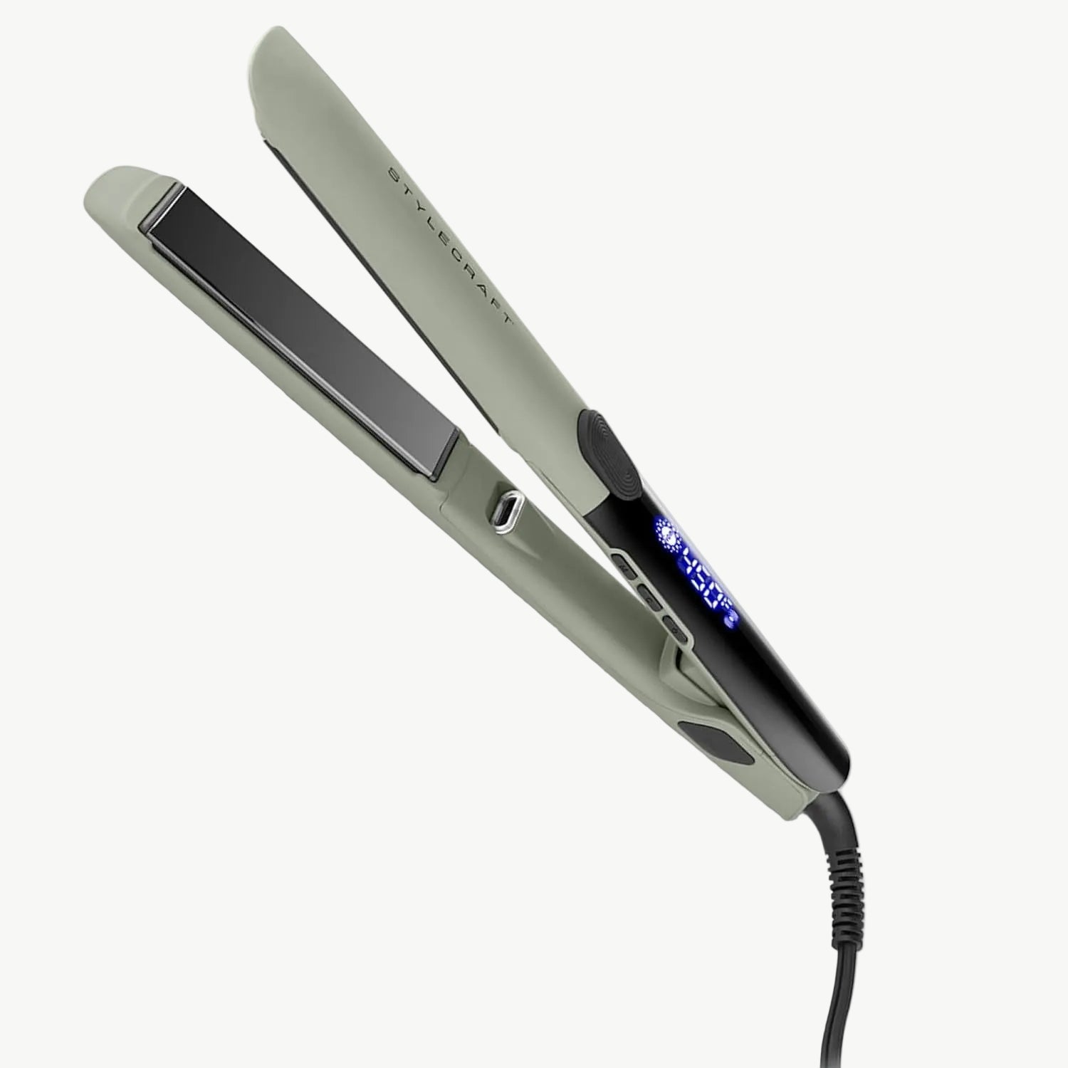 StyleCraft Sage Vibrating Titanium Flat Iron 1" – Professional