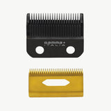 Gamma+ Black DLC Taper Clipper Blade & Gold Titanium Deep Tooth Cutter – Professional
