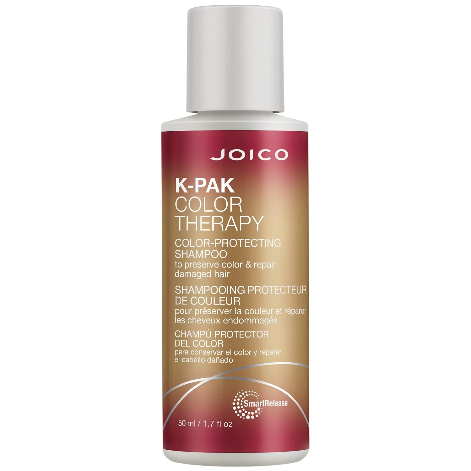 Joico K-PAK Color Therapy Shampoo — 50 ml travel-size bottle, front label, plain white background