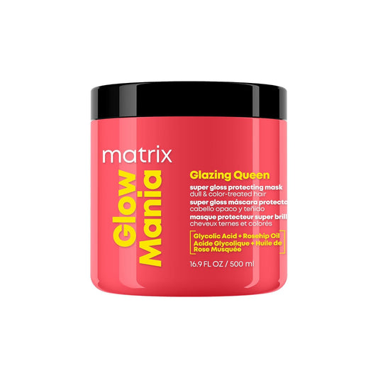 Matrix Glow Mania Glazing Queen Super Gloss Mask – Intense Shine & Color Lamination for Treated Hair