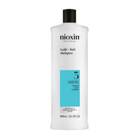Nioxin System 3 Cleanser Shampoo – Thickening Care for Colour-Treated Hair with Light Thinning