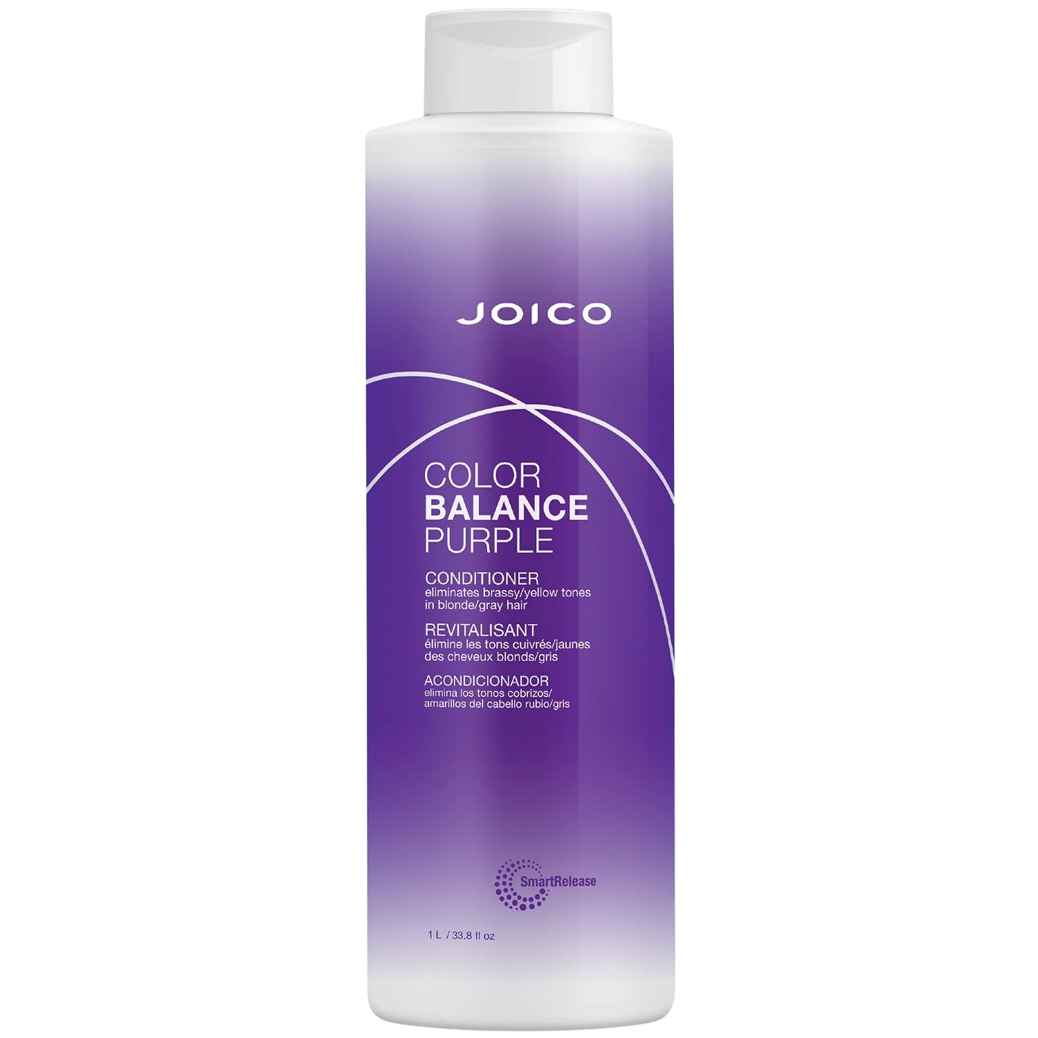 Joico Color Balance Purple Conditioner — 1 L purple conditioner bottle, front label, plain white background