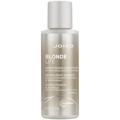 Joico Blonde Life Brightening Conditioner — 50 ml travel-size bottle, front label, plain white background