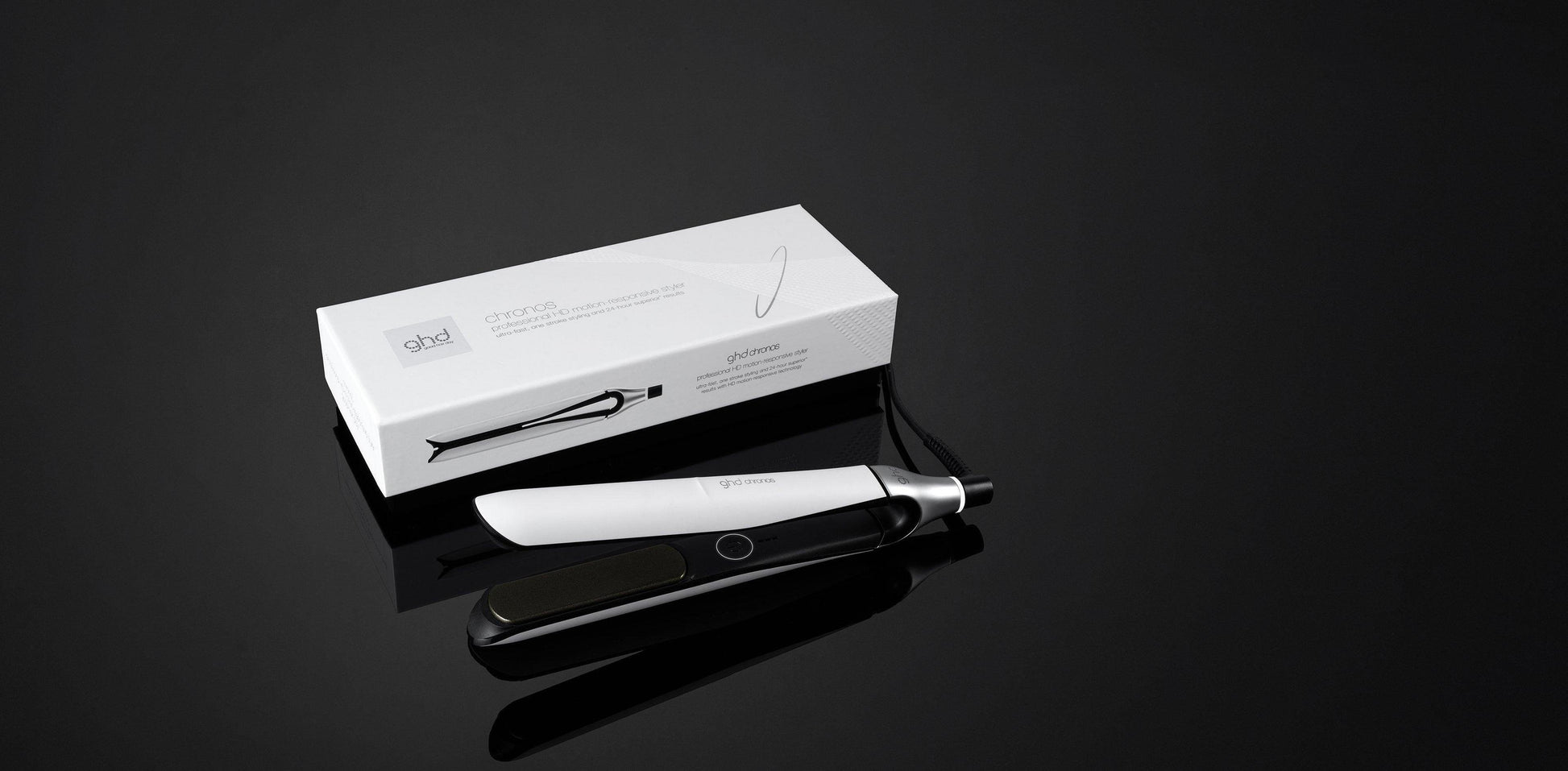 GHD – Chronos 1 in Hair Straightener – White – view 2