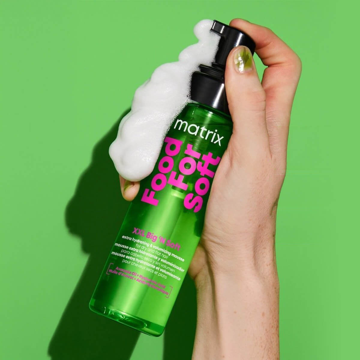 Matrix Food For Soft XXL Hydrating Mousse back label