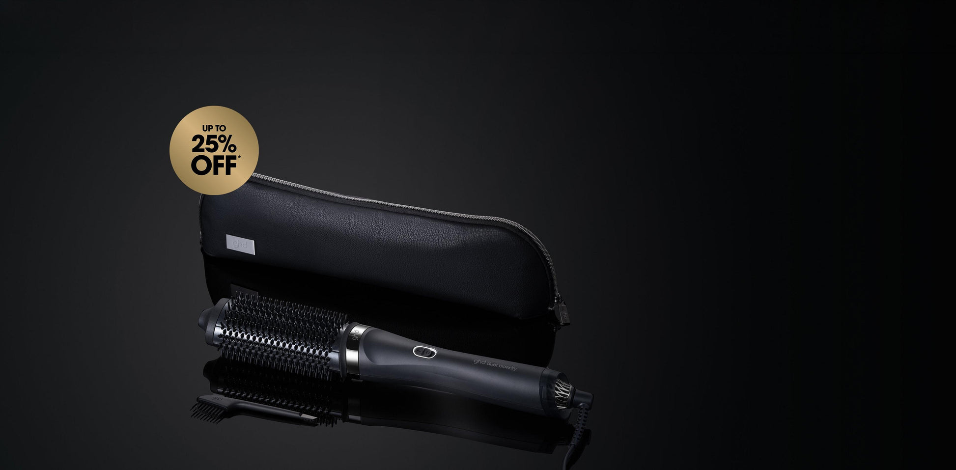 GHD – Duet Blowdry 2-in-1 Hair Dryer Brush – Black