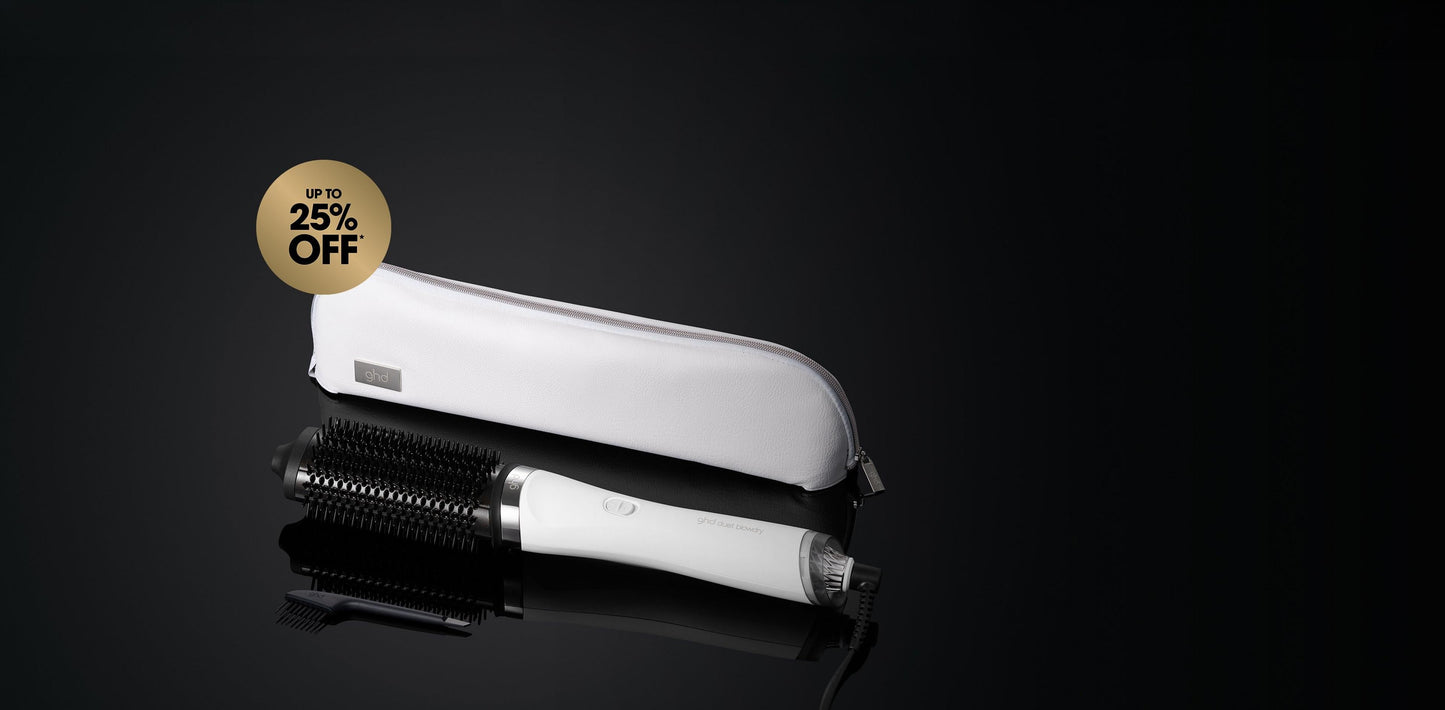 GHD – Duet Blowdry 2-in-1 Hair Dryer Brush – White – view 2