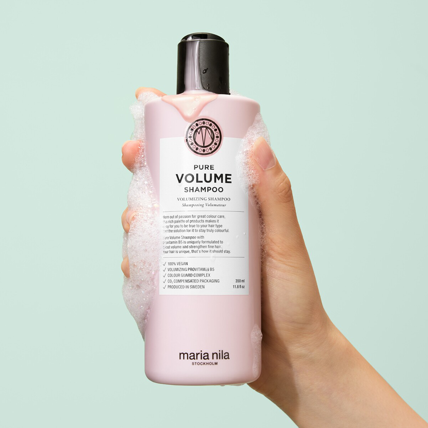 Maria Nila Pure Volume Shampoo - Boosts Volume & Strength for Fine Hair