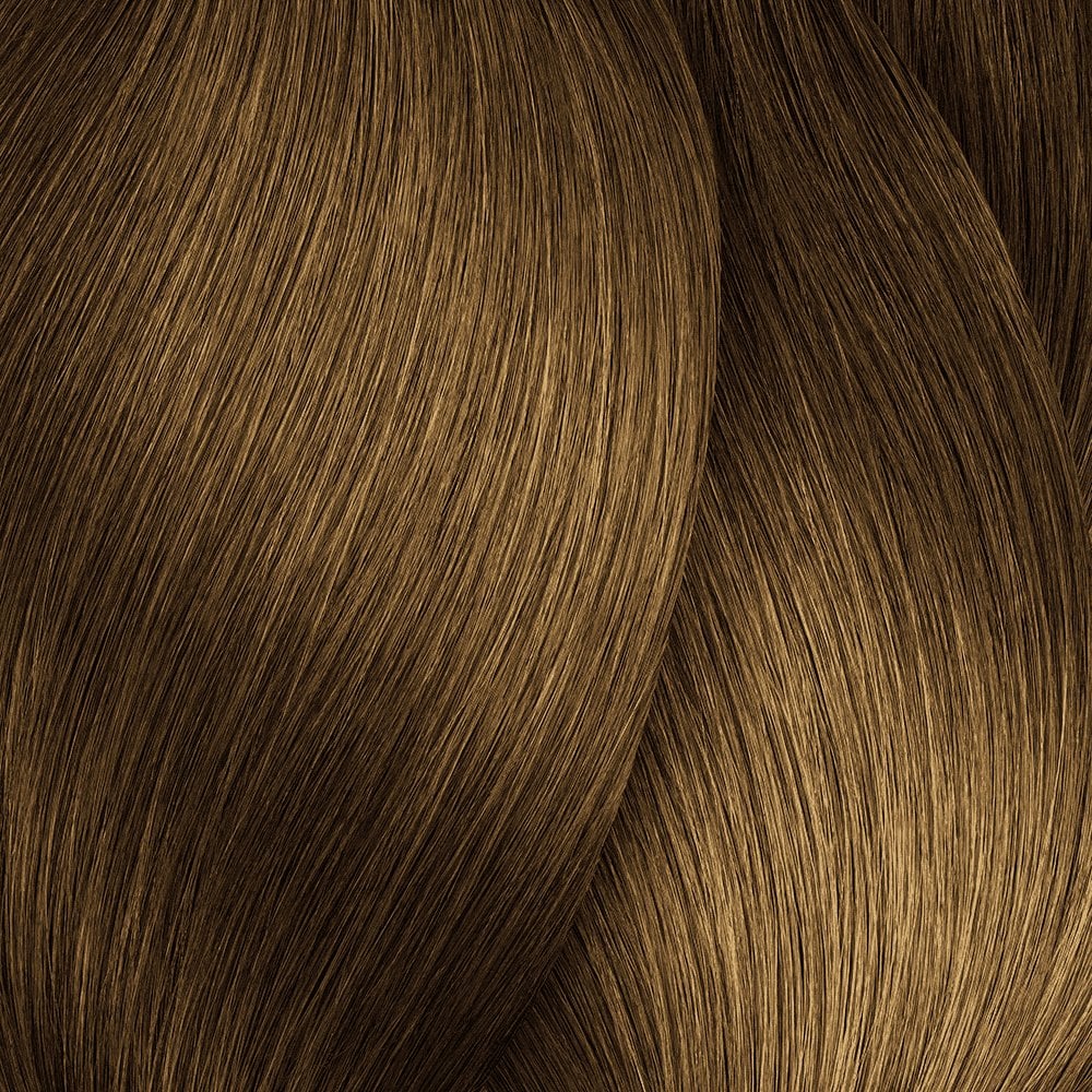 L'Oréal Professionnel INOA Ammonia-Free Permanent Colour shade 7.3 Medium Blonde — hair colour swatch
