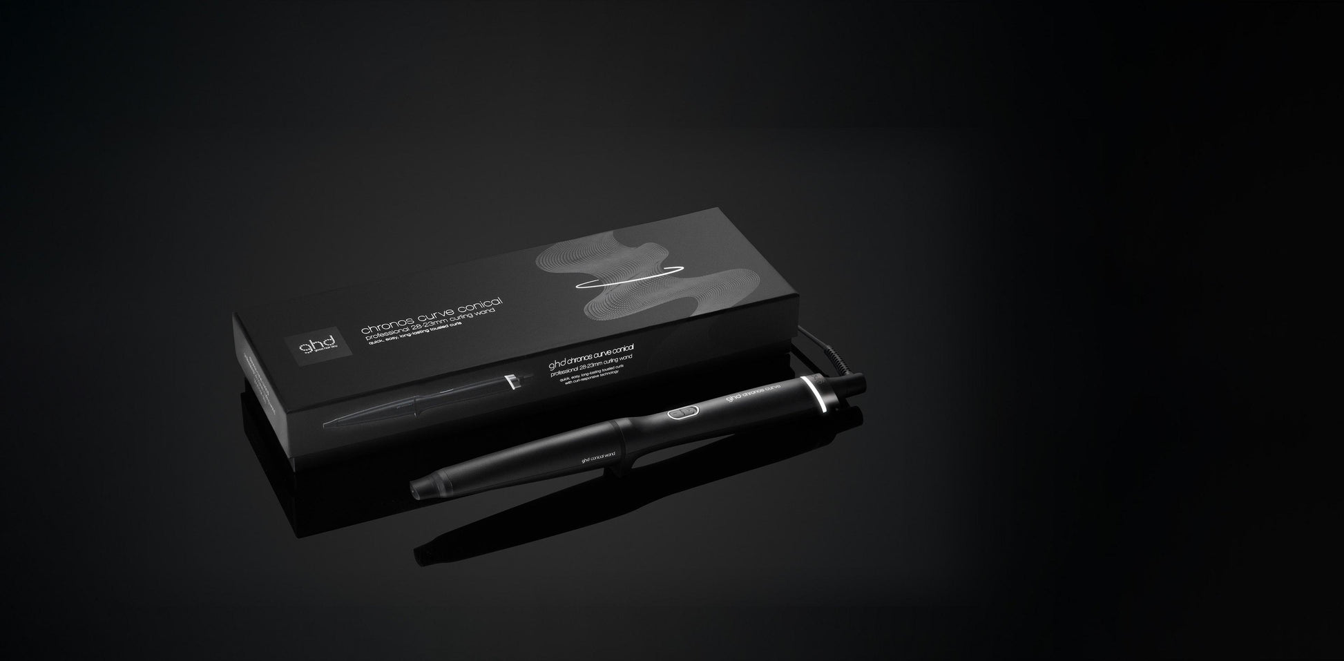 GHD – Chronos Conical Curling Wand – 0.75–1.1 in