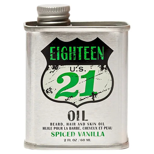 18.21 Man Made Beard, Hair & Skin Oil – Spiced Vanilla 2oz