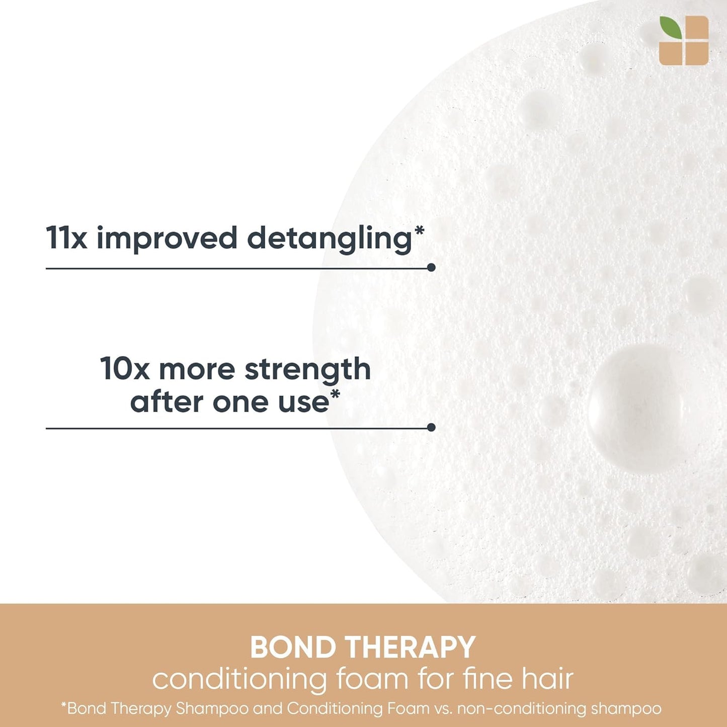 Biolage Bond Therapy Conditioning Foam 250ml – Lightweight Bonding Care for Damaged Hair