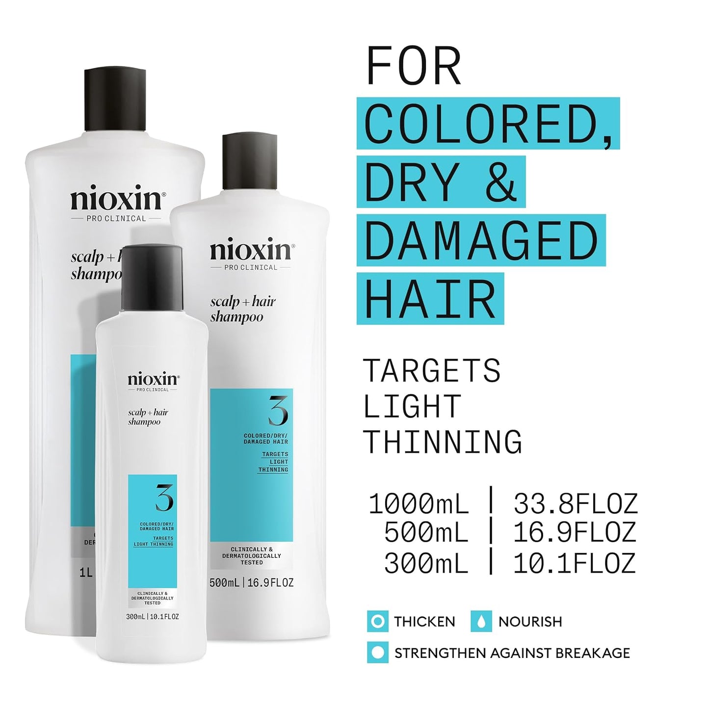 Nioxin System 3 Cleanser Shampoo