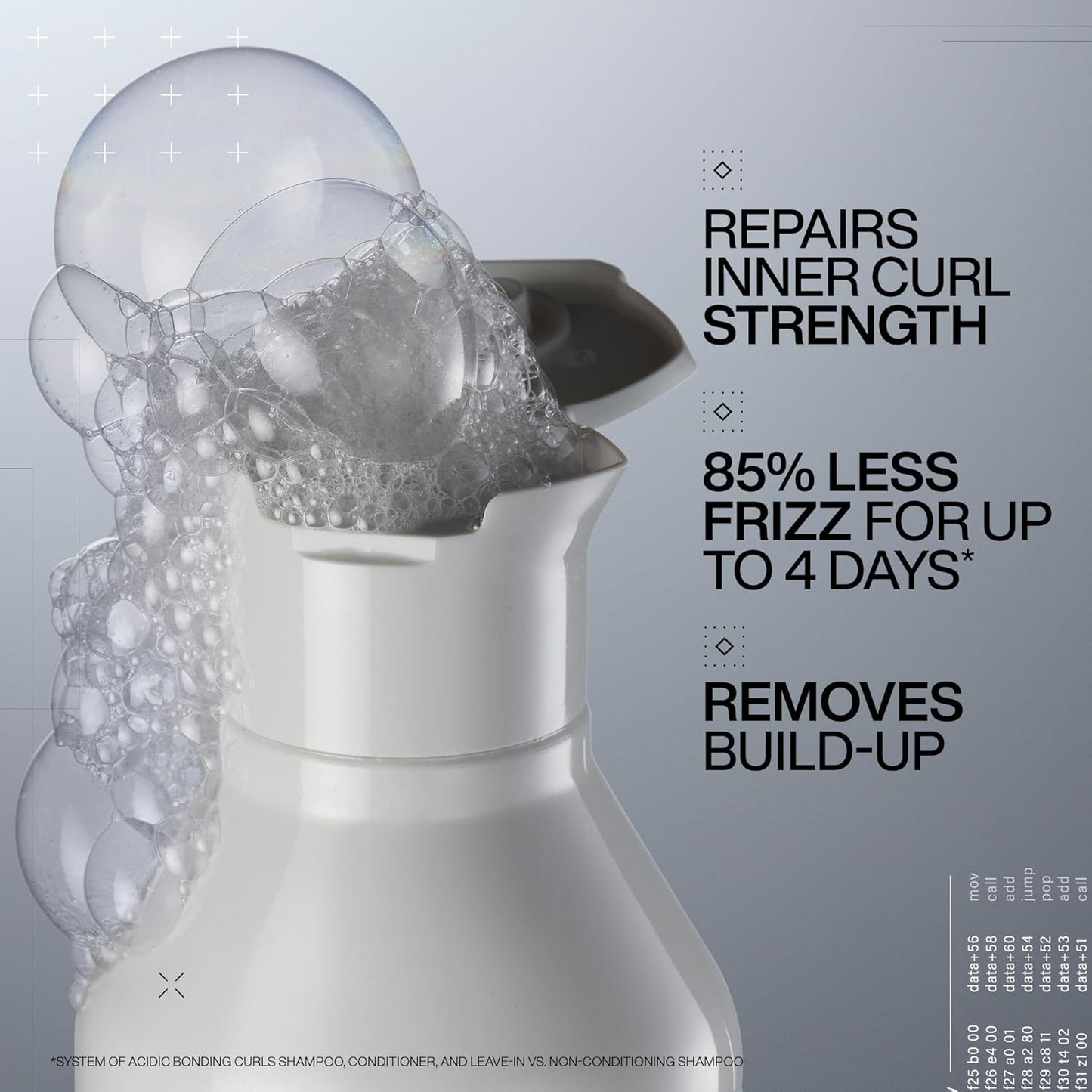 Redken Acidic Bonding Curl Concentrate Shampoo – Bond Repair for Curly Hair - Image 2