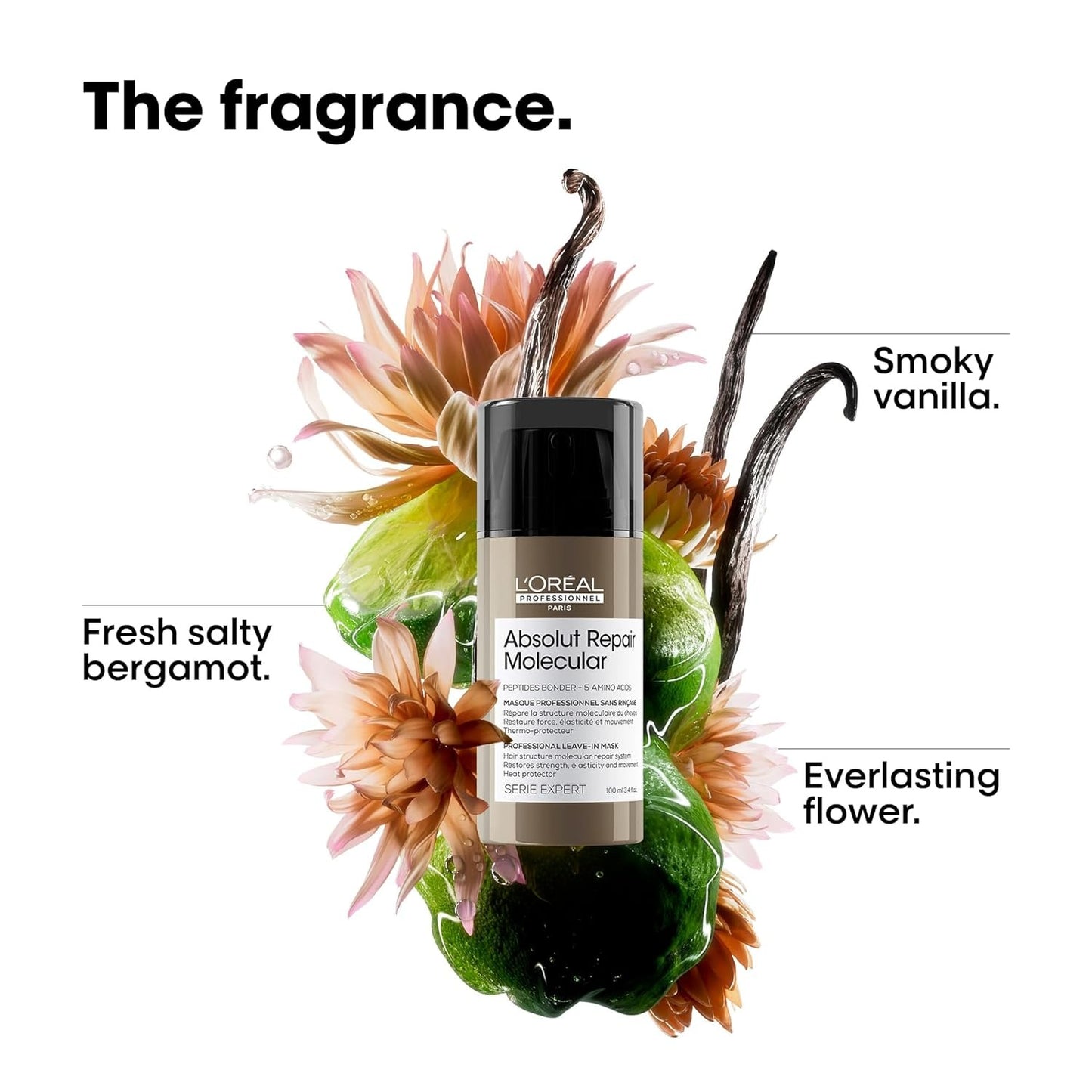 L’Oréal Professionnel Absolut Repair Molecular Leave-In Mask – Fiber-Sealing Protection & Repair Finisher (100ml)