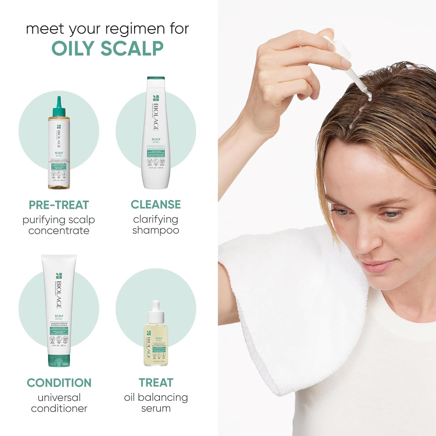 Biolage Scalp Sync Clarifying Shampoo – Deep Cleanse for Oily Scalp & Buildup Removal