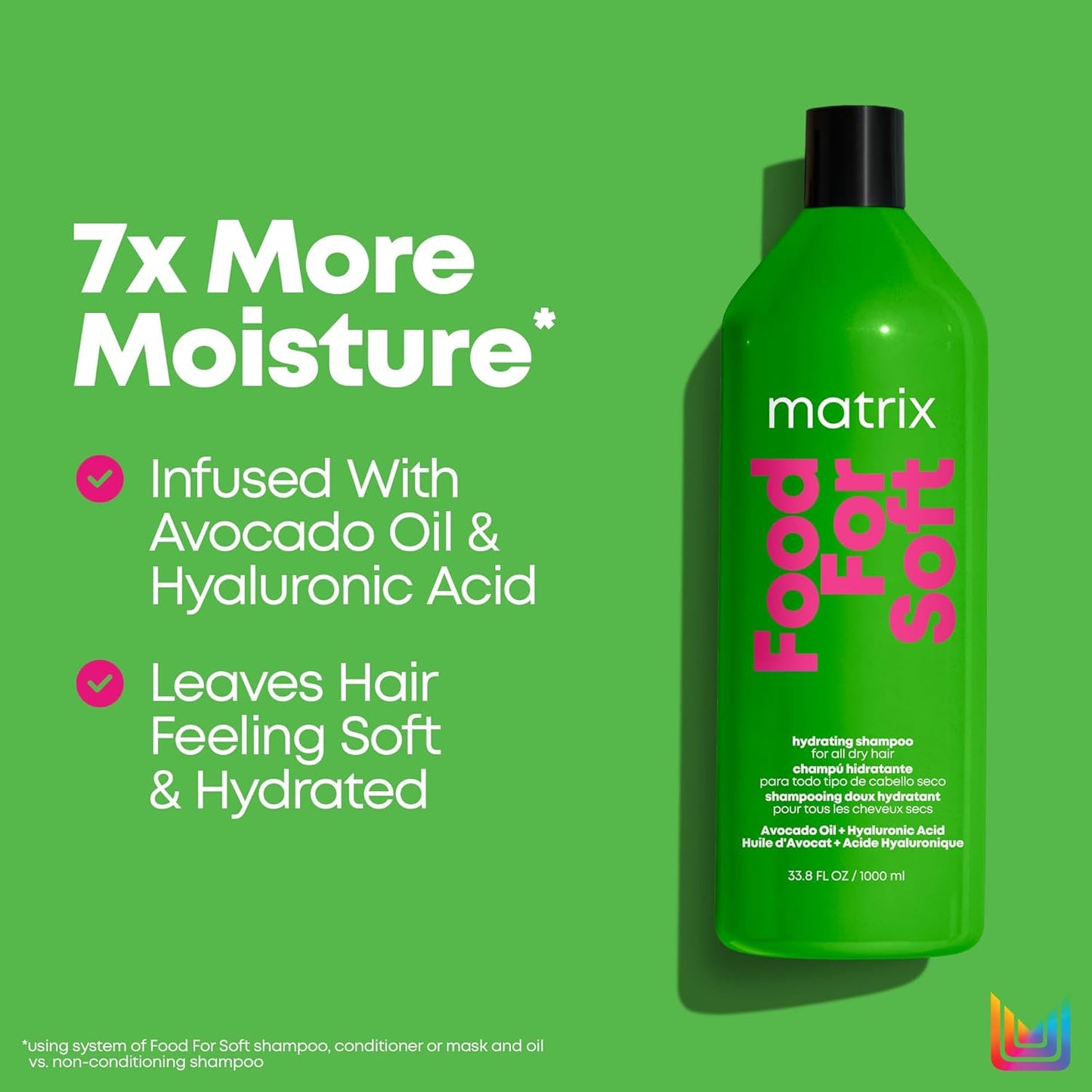 Matrix Food For Soft Hydrating Shampoo – Moisturizing Care for Dry, Brittle & Color-Treated Hair