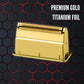 StyleCraft Gold Titanium Single Foil and Echo & Forged Cutters for the Uno Shaver – Professional