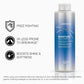 Joico Moisture Recovery Shampoo & Conditioner Duo — benefit graphic on the 1 L conditioner — frizz fighting, 3x less prone to breakage, boosts shine