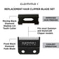 Gamma+ Black DLC Fade Clipper Blade and Shallow Tooth 2.0 Cutter – Professional