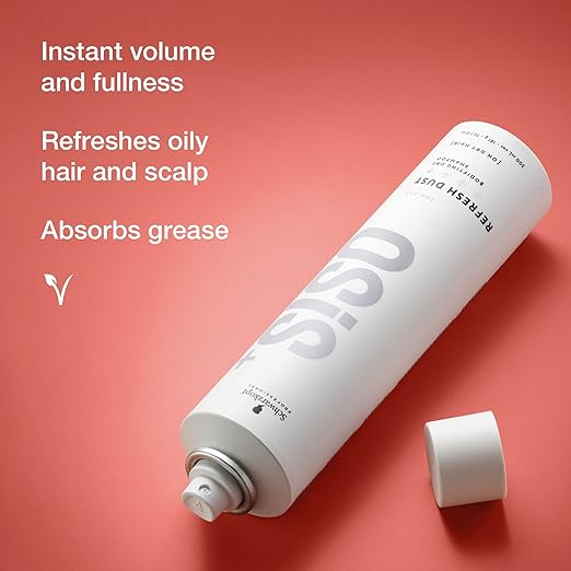 OSiS+ Refresh Dust – 300ml Bodifying Dry Shampoo for Instant Volume & Oil Control